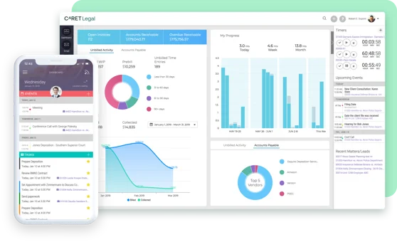 CARET Legal on devices